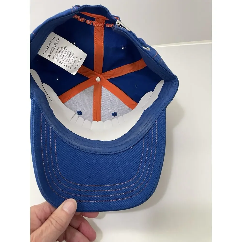 PSSI Packers Sanitation Services Blue Orange Embroidered Logo Baseball Cap Hat